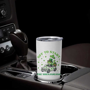 Off To Start The Shenanigans Tumbler Cup St Patricks Day Frog TS12 Print Your Wear