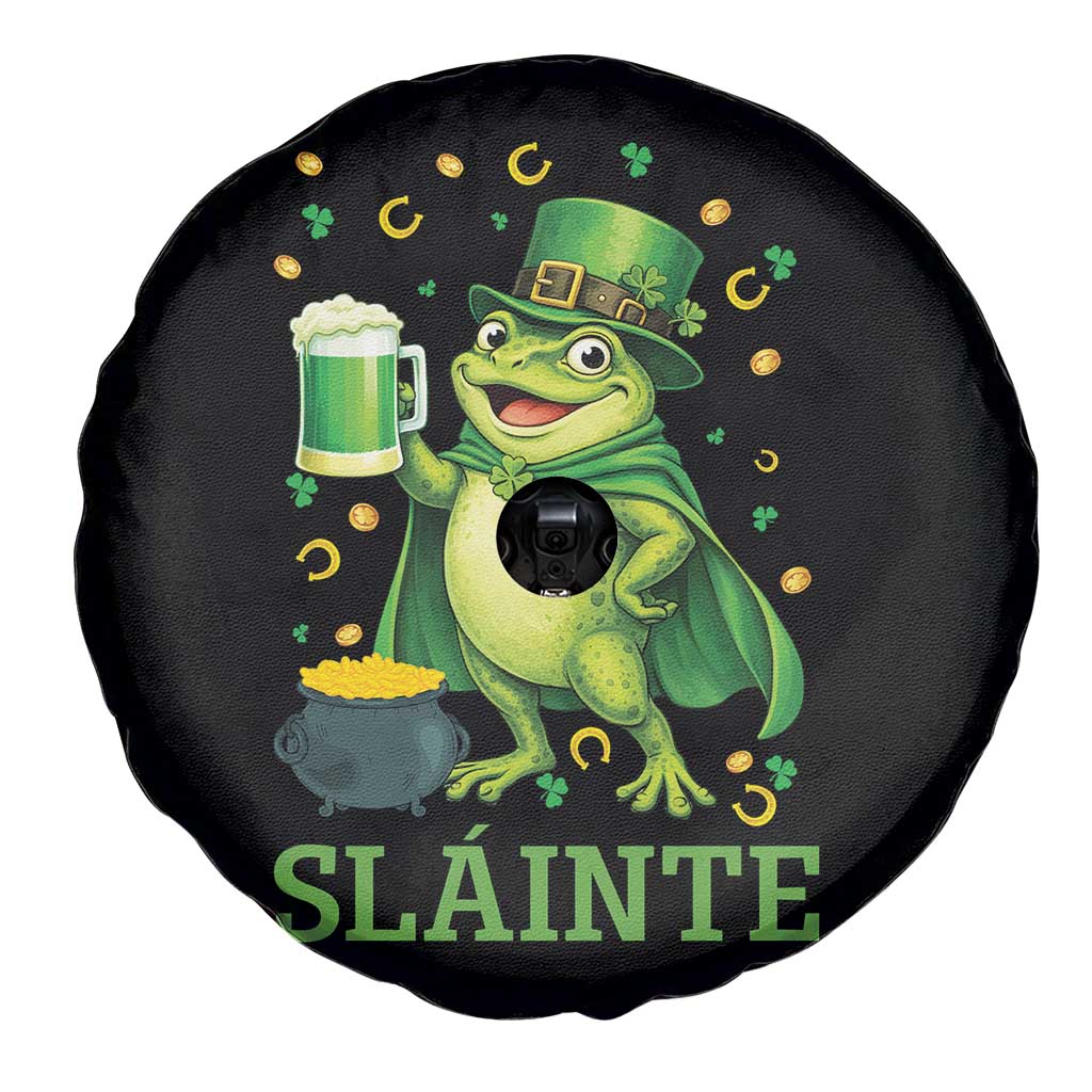 Funny Slainte Irish Frog Beer St Patricks Day Spare Tire Cover TS12 Print Your Wear