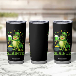 Funny Slainte Irish Frog Beer St Patricks Day Tumbler Cup TS12 Print Your Wear