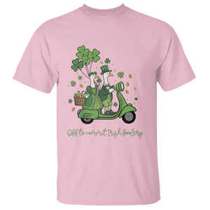 Funny Silly Irish Goose T Shirt Off To Commit Irish Foolery TS12 Light Pink Print Your Wear