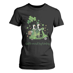 Funny Silly Irish Goose T Shirt For Women Off To Commit Irish Foolery TS12 Black Print Your Wear