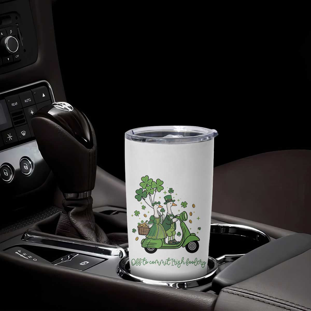 Funny Silly Irish Goose Tumbler Cup Off To Commit Irish Foolery TS12 Print Your Wear