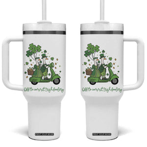 Funny Silly Irish Goose Tumbler With Handle Off To Commit Irish Foolery TS12 One Size: 40 oz White Print Your Wear