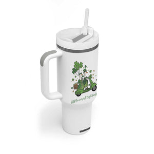 Funny Silly Irish Goose Tumbler With Handle Off To Commit Irish Foolery TS12 Print Your Wear
