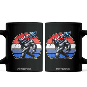 Funny Patriotic Mothman Coffee Mug West Virginia Cryptid Lover Gift TS12 Black Print Your Wear