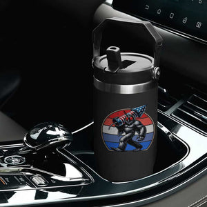 Funny Patriotic Mothman Flip Straw Tumbler West Virginia Cryptid Lover Gift TS12 Print Your Wear