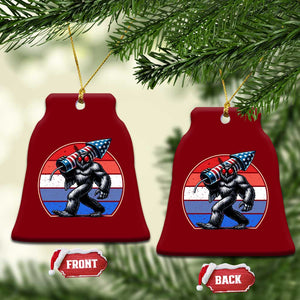 Funny Patriotic Mothman Ceramic Ornament West Virginia Cryptid Lover Gift TS12 Print Your Wear