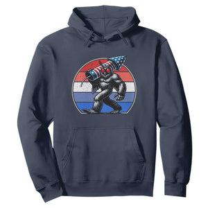 Funny Patriotic Mothman Hoodie West Virginia Cryptid Lover Gift TS12 Navy Print Your Wear