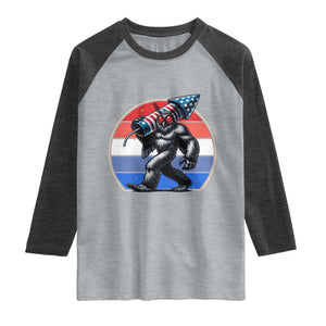 Funny Patriotic Mothman Raglan Shirt West Virginia Cryptid Lover Gift TS12 Heather Gray Heather Charcoal Print Your Wear