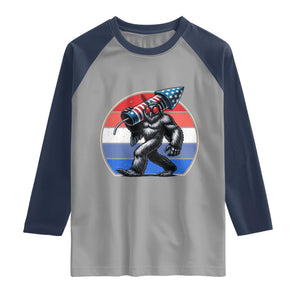 Funny Patriotic Mothman Raglan Shirt West Virginia Cryptid Lover Gift TS12 Sport Gray Navy Print Your Wear