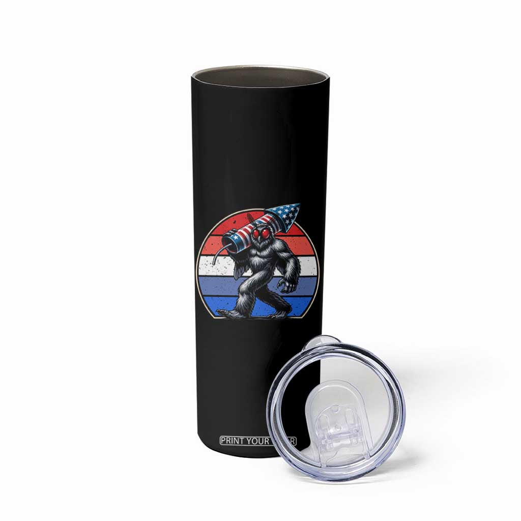Funny Patriotic Mothman Skinny Tumbler West Virginia Cryptid Lover Gift TS12 Print Your Wear