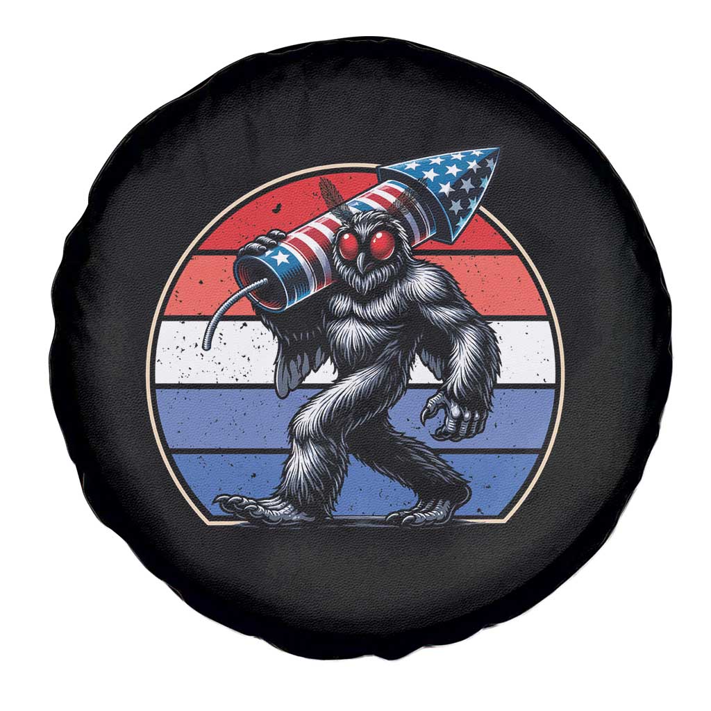 Funny Patriotic Mothman Spare Tire Cover West Virginia Cryptid Lover Gift TS12 Print Your Wear