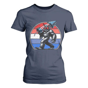 Funny Patriotic Mothman T Shirt For Women West Virginia Cryptid Lover Gift TS12 Navy Print Your Wear