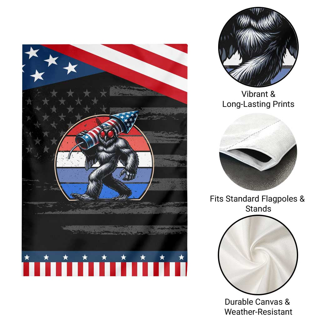 Funny Patriotic Mothman Garden Flag West Virginia Cryptid Lover Gift TS12 Print Your Wear