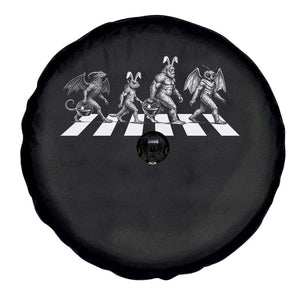 Funny Easter Cryptid Walk Spare Tire Cover Bigfoot Mothman Jersey Devil Chupacabra TS12 Print Your Wear