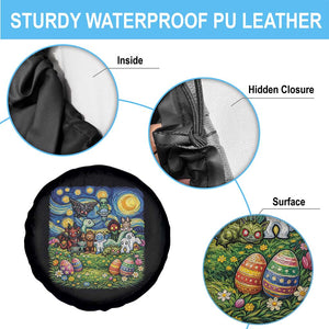 Funny Cryptid Starry Night Easter Spare Tire Cover Monster Lover Gift TS12 Print Your Wear