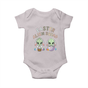 Funny Easter Alien Squad Bunny Ears Gift Baby Onesie TS12 Ice Gray Print Your Wear