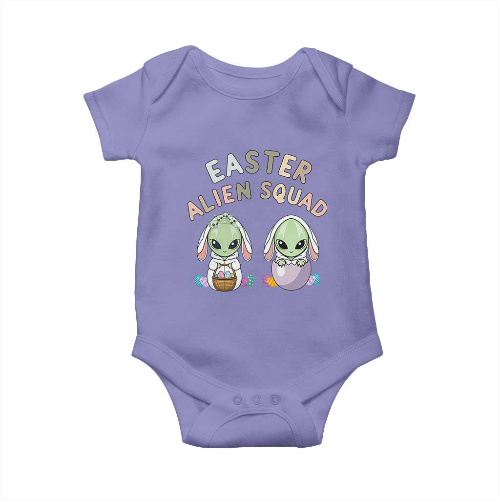 Funny Easter Alien Squad Bunny Ears Gift Baby Onesie TS12 Violet Print Your Wear