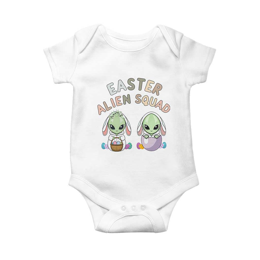 Funny Easter Alien Squad Bunny Ears Gift Baby Onesie TS12 White Print Your Wear