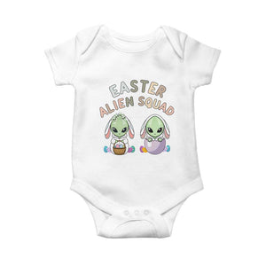 Funny Easter Alien Squad Bunny Ears Gift Baby Onesie TS12 White Print Your Wear