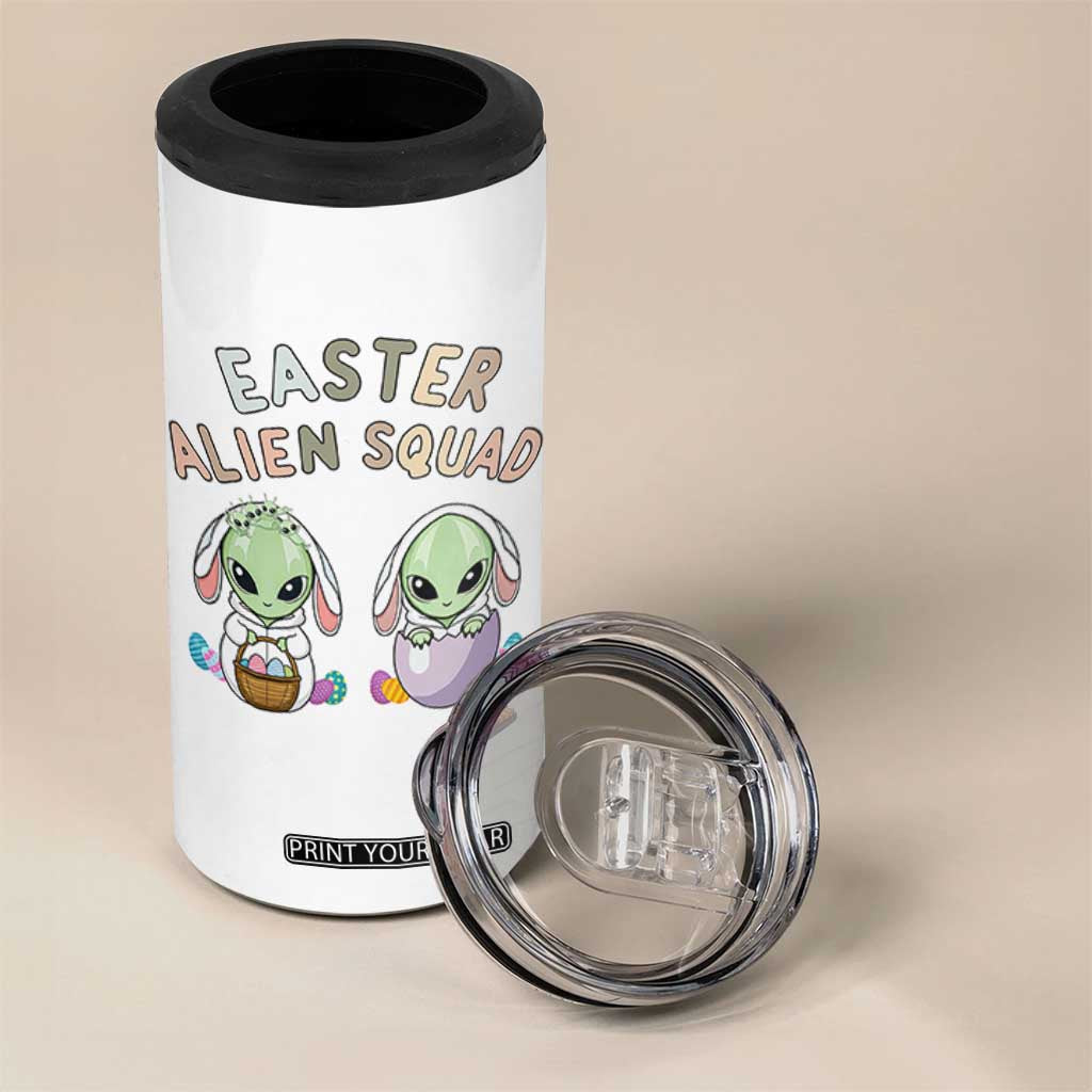 Funny Easter Alien Squad Bunny Ears Gift 4 in 1 Can Cooler Tumbler TS12 Print Your Wear