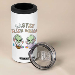Funny Easter Alien Squad Bunny Ears Gift 4 in 1 Can Cooler Tumbler TS12 Print Your Wear