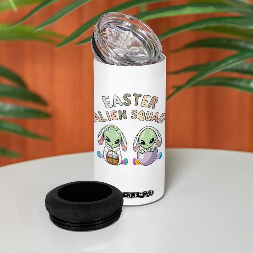 Funny Easter Alien Squad Bunny Ears Gift 4 in 1 Can Cooler Tumbler TS12 Print Your Wear