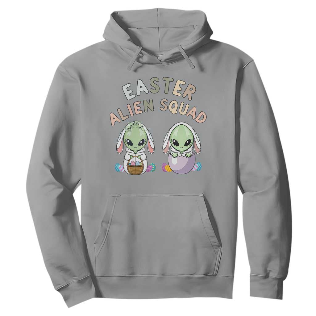 Funny Easter Alien Squad Bunny Ears Gift Hoodie TS12 Sport Gray Print Your Wear