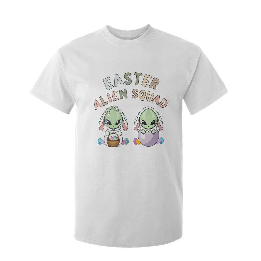 Funny Easter Alien Squad Bunny Ears Gift T Shirt For Kid TS12 White Print Your Wear