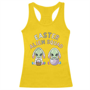 Funny Easter Alien Squad Bunny Ears Gift Racerback Tank Top TS12 Daisy Print Your Wear