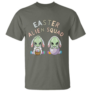 Funny Easter Alien Squad Bunny Ears Gift T Shirt TS12 Military Green Print Your Wear