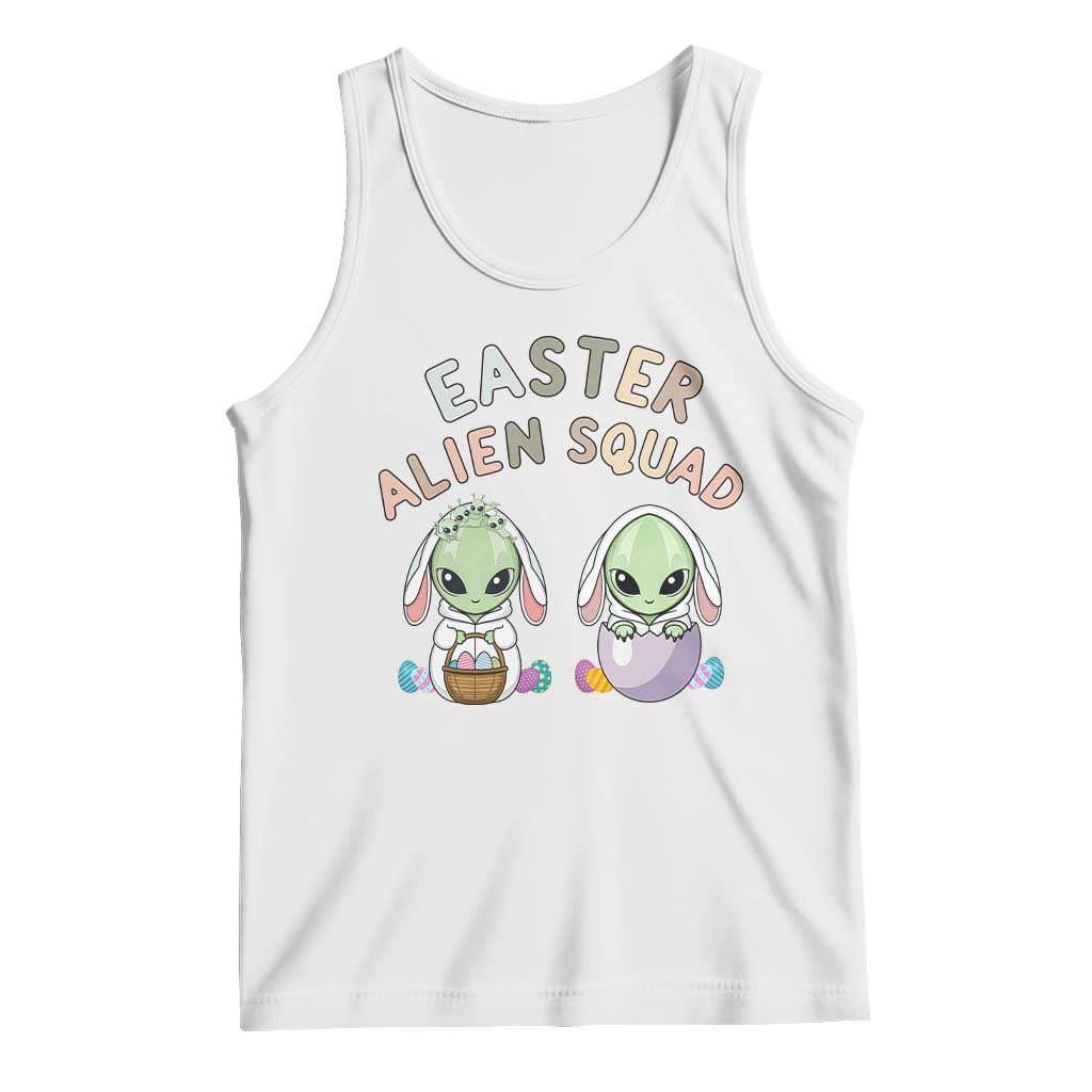 Funny Easter Alien Squad Bunny Ears Gift Tank Top TS12 White Print Your Wear