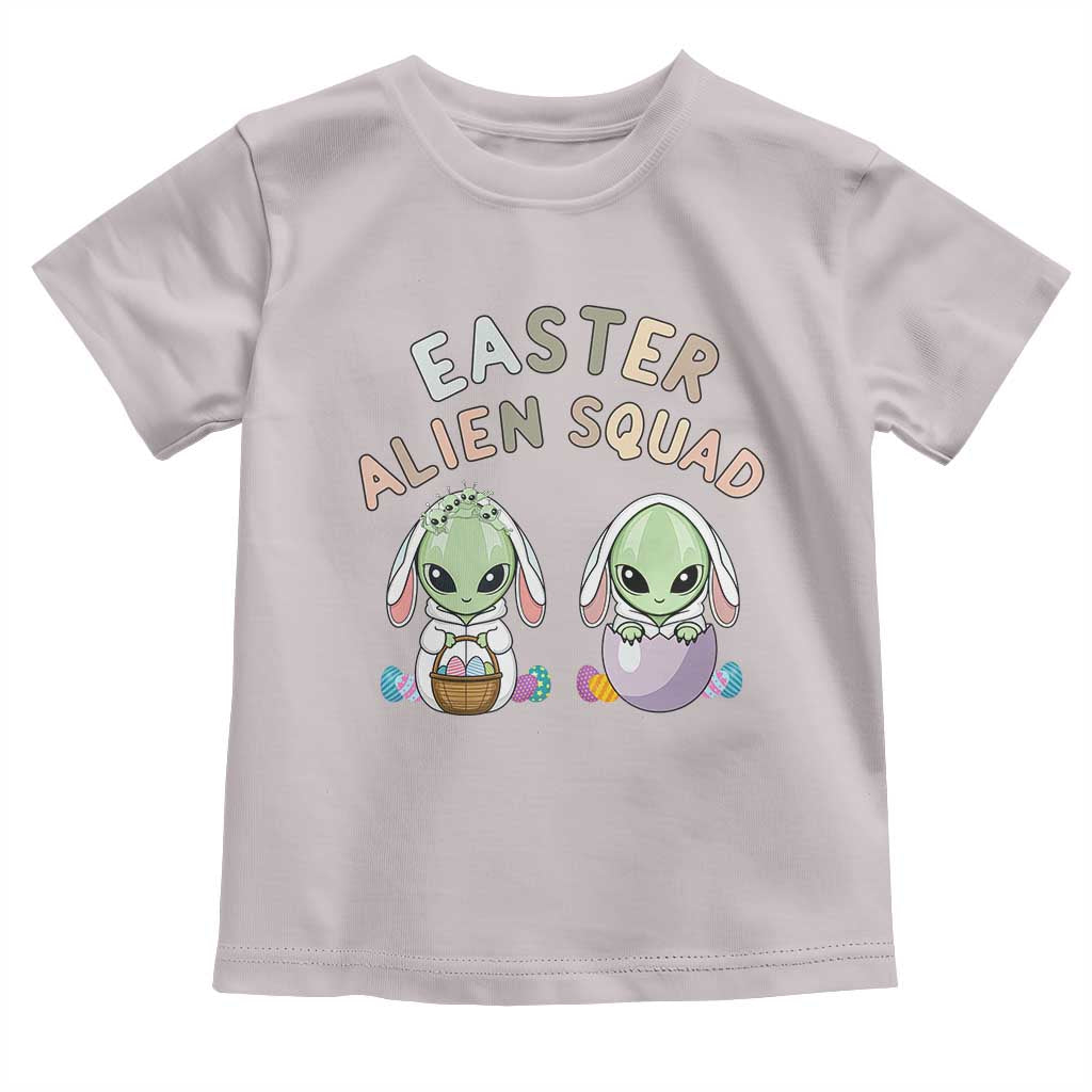 Funny Easter Alien Squad Bunny Ears Gift Toddler T Shirt TS12 Ice Gray Print Your Wear