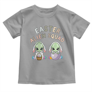 Funny Easter Alien Squad Bunny Ears Gift Toddler T Shirt TS12 Sport Gray Print Your Wear