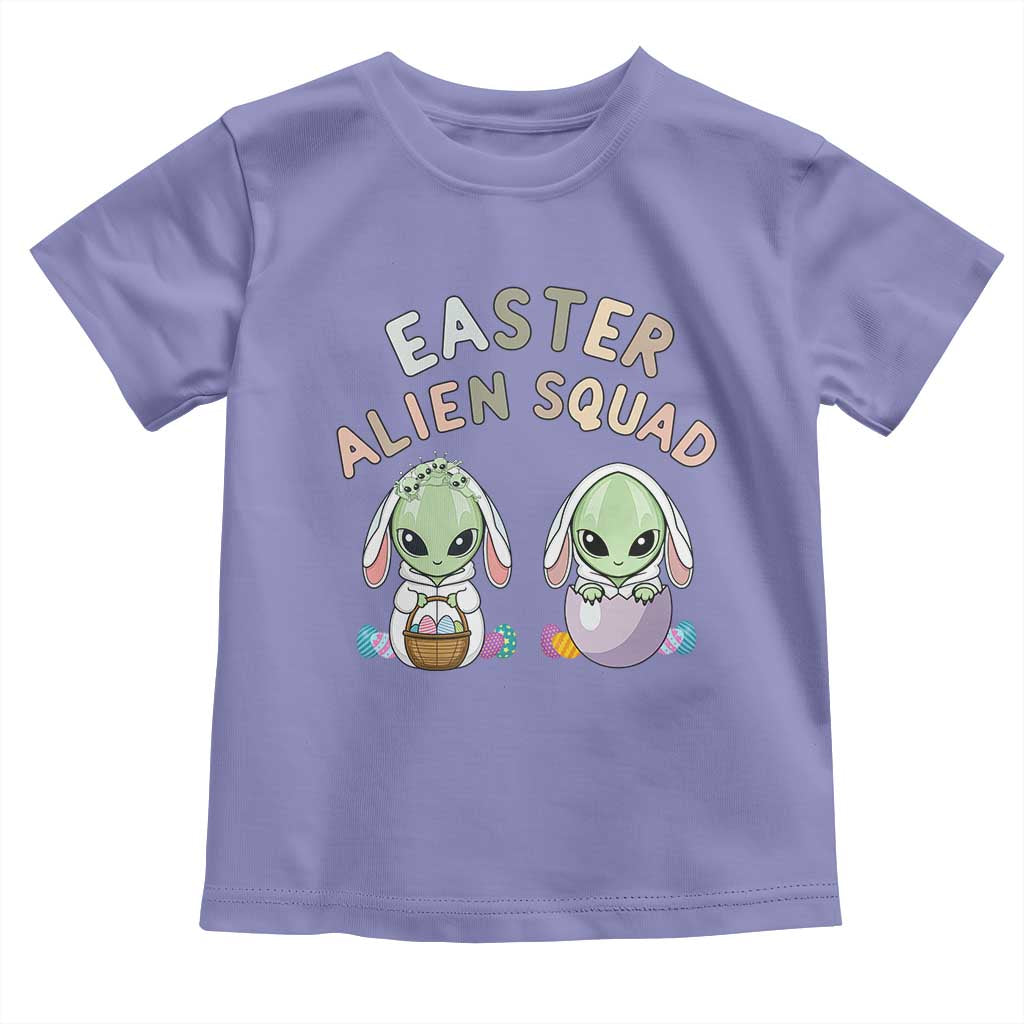 Funny Easter Alien Squad Bunny Ears Gift Toddler T Shirt TS12 Violet Print Your Wear