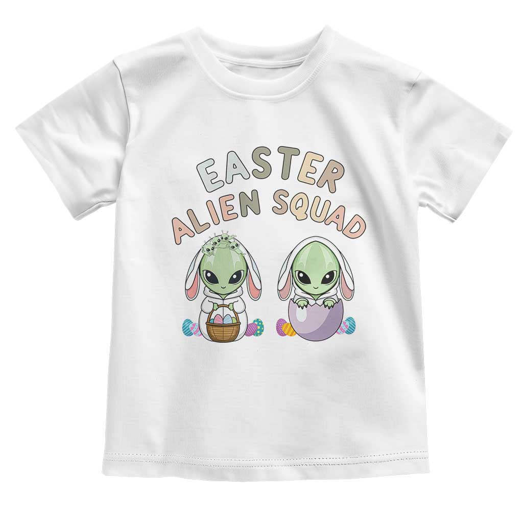 Funny Easter Alien Squad Bunny Ears Gift Toddler T Shirt TS12 White Print Your Wear