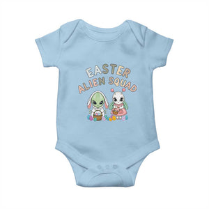 Easter Alien Squad Baby Onesie Funny UFO Lover Gift TS12 Light Blue Print Your Wear