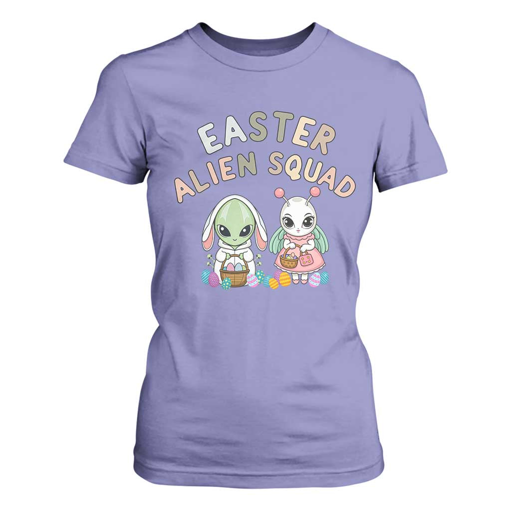 Easter Alien Squad T Shirt For Women Funny UFO Lover Gift TS12 Violet Print Your Wear