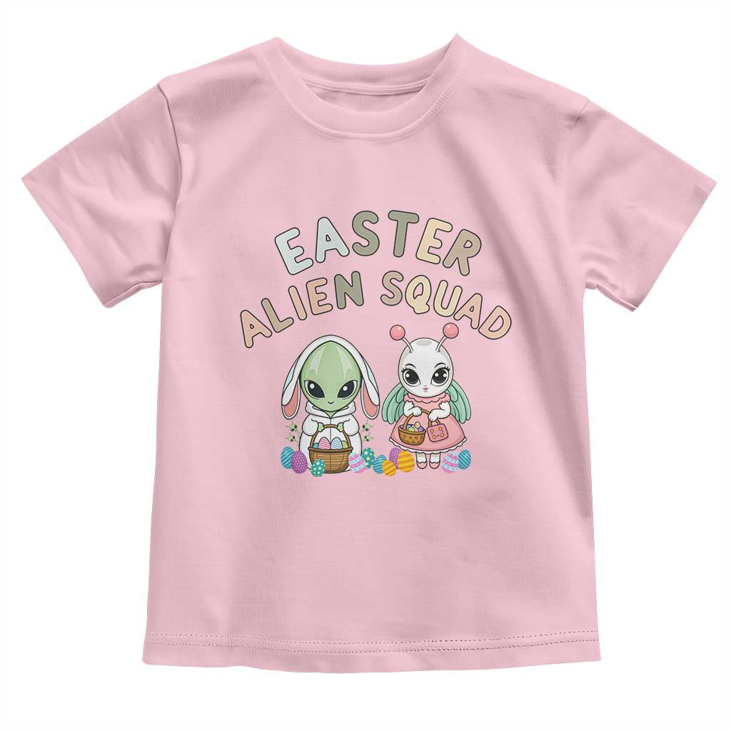 Easter Alien Squad Toddler T Shirt Funny UFO Lover Gift TS12 Light Pink Print Your Wear