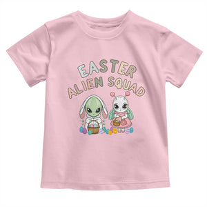Easter Alien Squad Toddler T Shirt Funny UFO Lover Gift TS12 Light Pink Print Your Wear