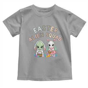 Easter Alien Squad Toddler T Shirt Funny UFO Lover Gift TS12 Sport Gray Print Your Wear