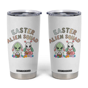 Easter Alien Squad Tumbler Cup Funny UFO Lover Gift TS12 White Print Your Wear