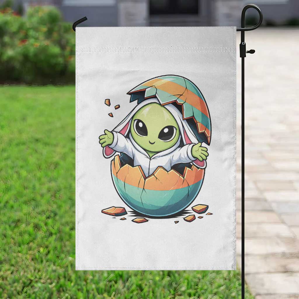 Funny Alien Bunny Ears Easter Garden Flag Extraterrestrial Gift TS12 Print Your Wear