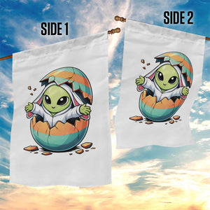 Funny Alien Bunny Ears Easter Garden Flag Extraterrestrial Gift TS12 Print Your Wear