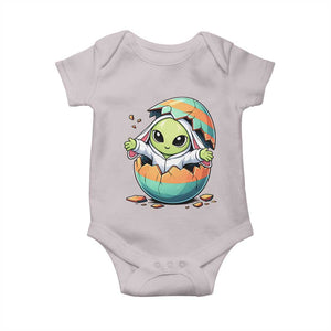Funny Alien Bunny Ears Easter Baby Onesie Extraterrestrial Gift TS12 Ice Gray Print Your Wear