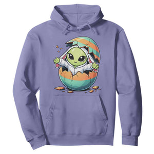 Funny Alien Bunny Ears Easter Hoodie Extraterrestrial Gift TS12 Violet Print Your Wear