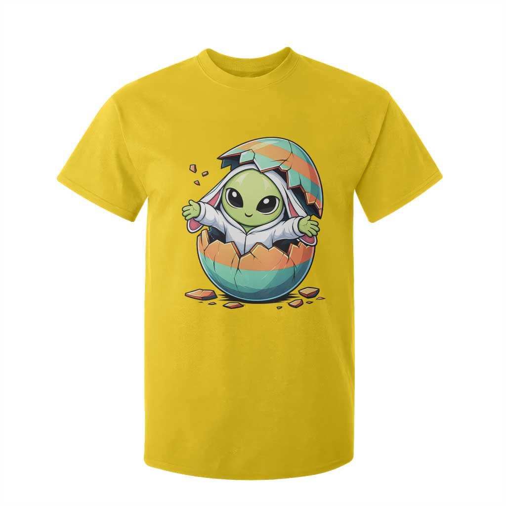 Funny Alien Bunny Ears Easter T Shirt For Kid Extraterrestrial Gift TS12 Daisy Print Your Wear