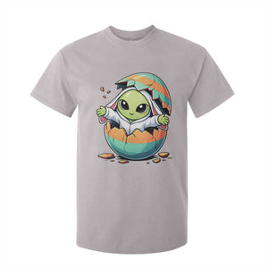Funny Alien Bunny Ears Easter T Shirt For Kid Extraterrestrial Gift TS12 Ice Gray Print Your Wear