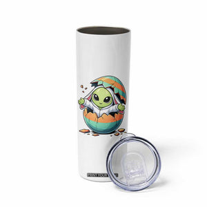 Funny Alien Bunny Ears Easter Skinny Tumbler Extraterrestrial Gift TS12 Print Your Wear