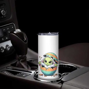 Funny Alien Bunny Ears Easter Skinny Tumbler Extraterrestrial Gift TS12 Print Your Wear